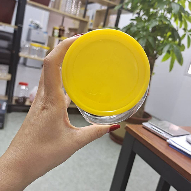 Customized pet plastic jars for chopped chili peppers, honey jam, dried fruits and snacks, sealed transparent plastic jars with LIDS Specification drawing