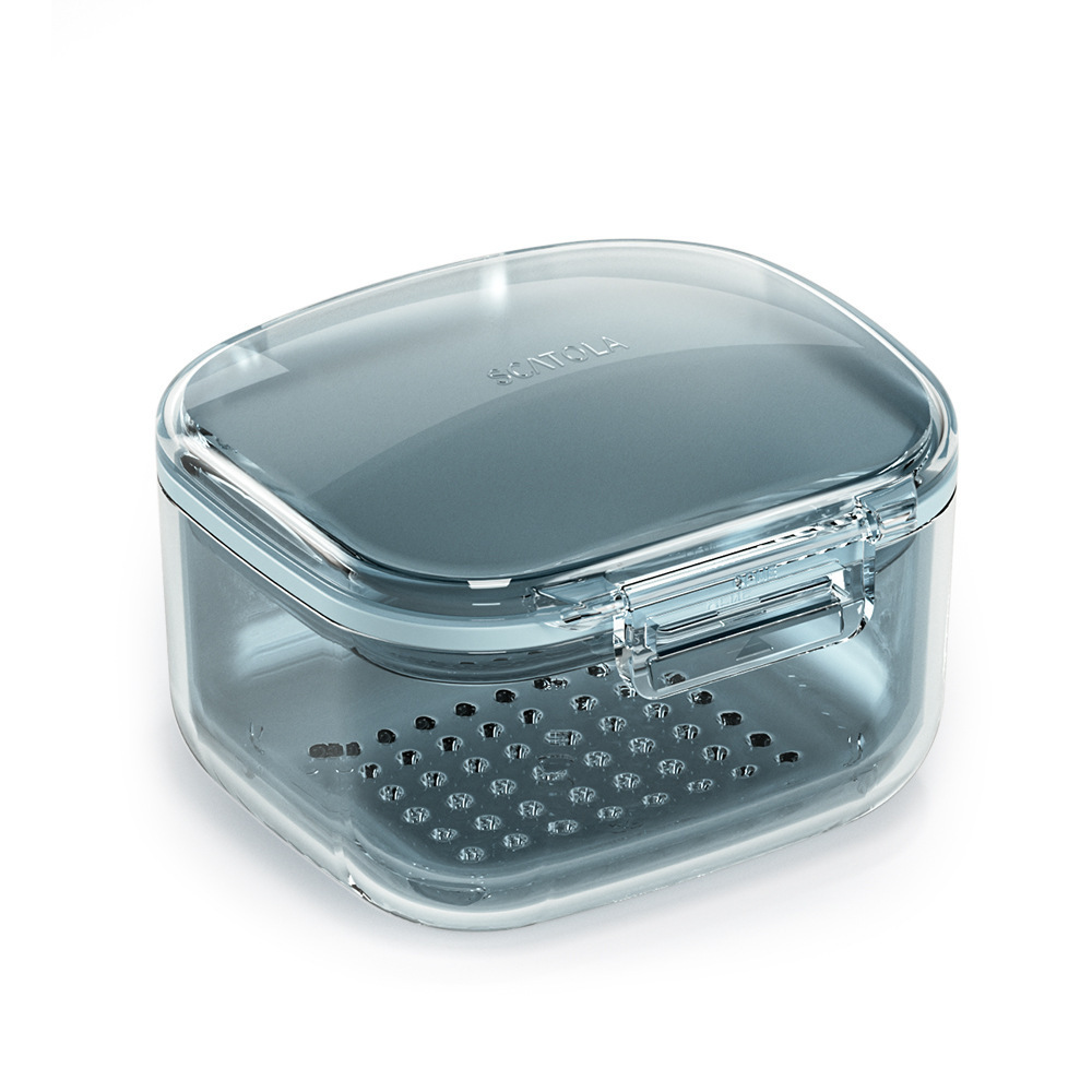 Portable Cleaning And Immersion Orthodontic Retainer Invisible Denture Box Braces Teeth Baby Teeth Storage Box Item Picture