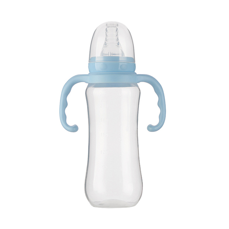 标口径新生儿PP塑料奶瓶手柄防摔防呛防胀气宝宝婴儿护理小奶瓶详情图4