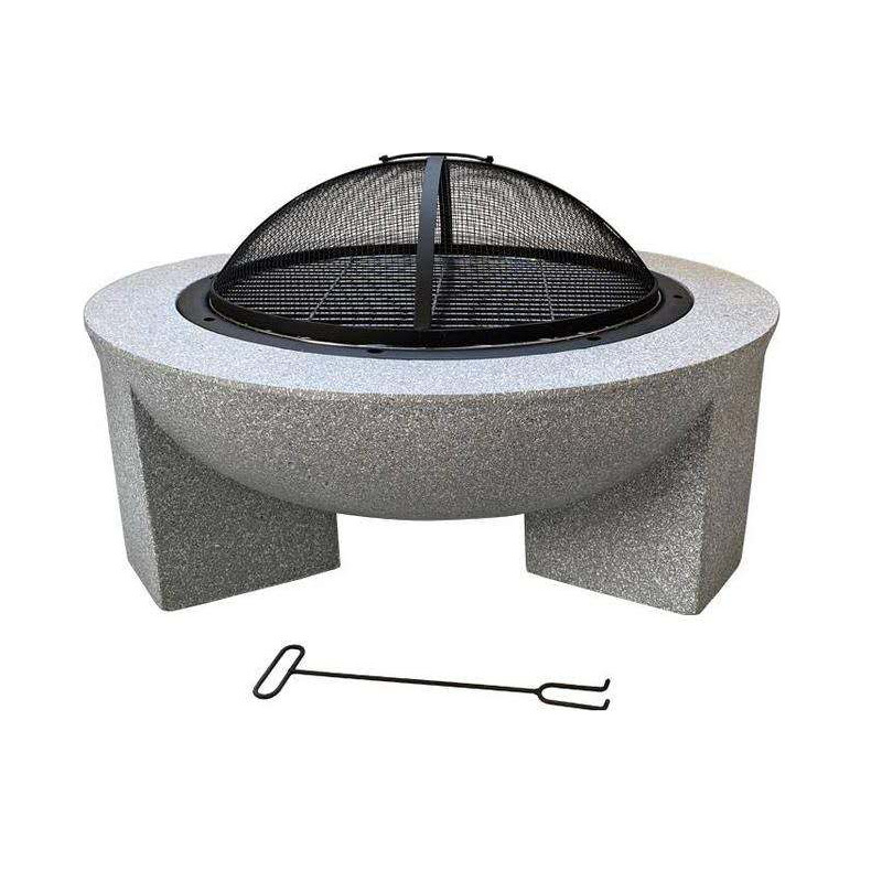 Outdoor decoration barbecue stove hearth carbon oven family courtyard garden villa homestay heating stove stove details Picture