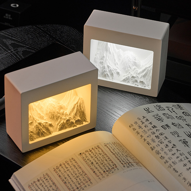 郁金香小夜灯/装饰灯/Usb彩灯/led/郁金香花海魔方产品图