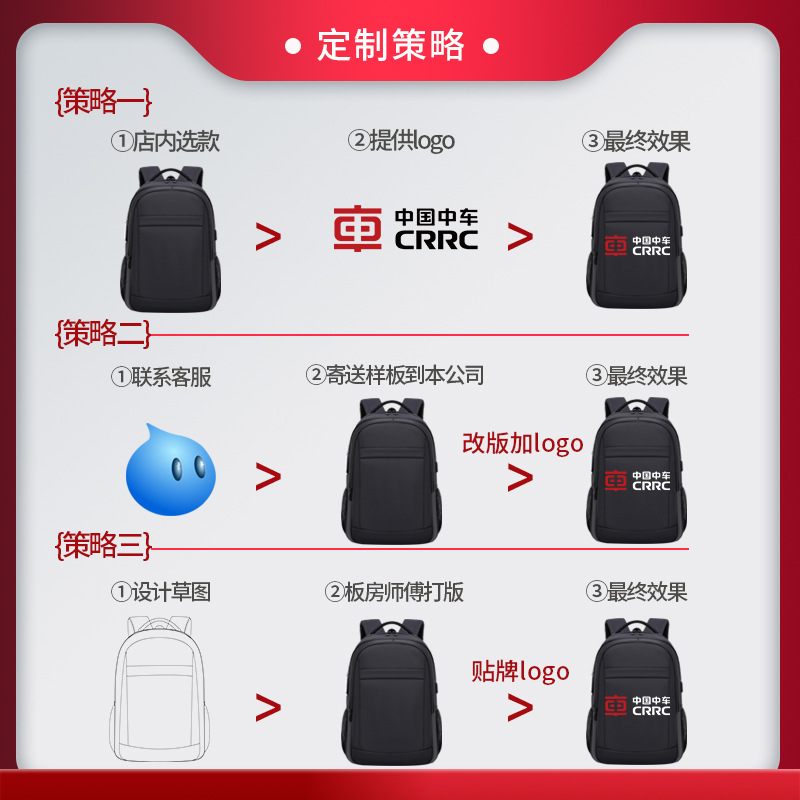 双肩包/背包/电脑包/男士背包/广州双肩包细节图