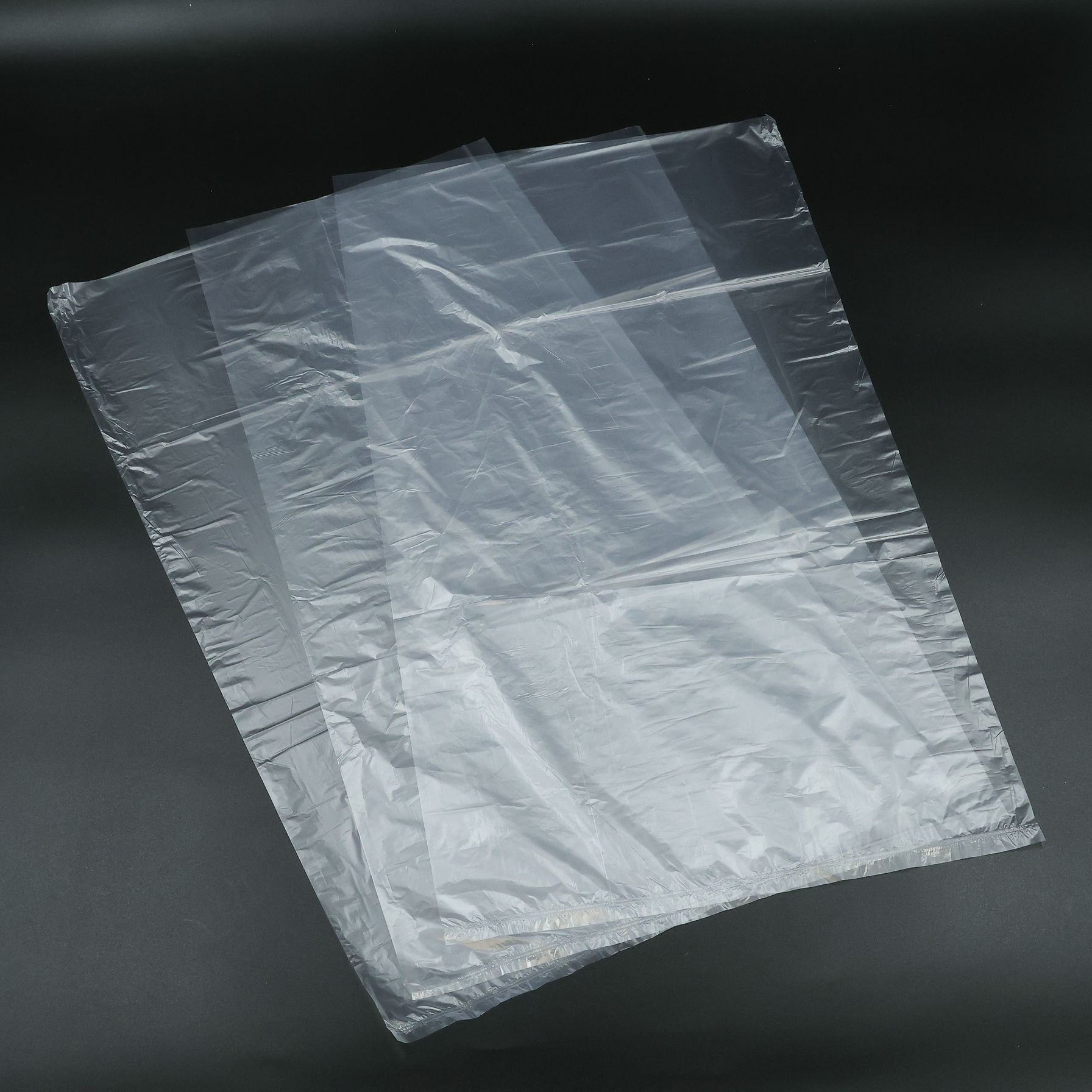 pe high-pressure flat bag, large-sized clothing dust-proof packaging bag, inner film plastic bag, transparent thickened plastic flat bag Specification image