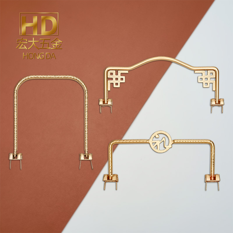 厂家直供精致礼品盒金属提手 手柄包装箱手挽把手 月饼盒五金配件