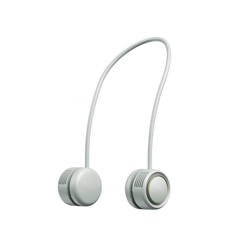 手持风扇/风扇/小风扇/挂腰风扇/挂脖风扇白底实物图