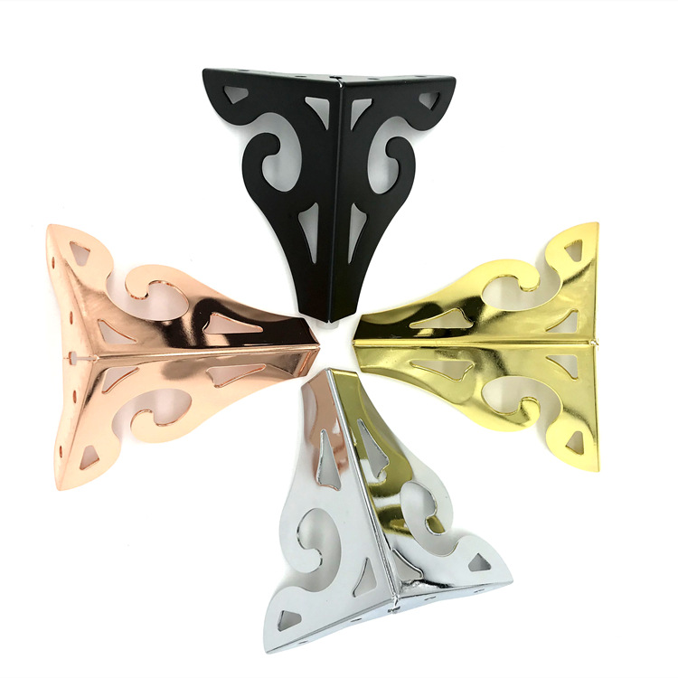 12 points big flower furniture hardware foot sofa foot 1.5 thick bathroom cabinet foot tea table cabinet foot furniture support details Picture