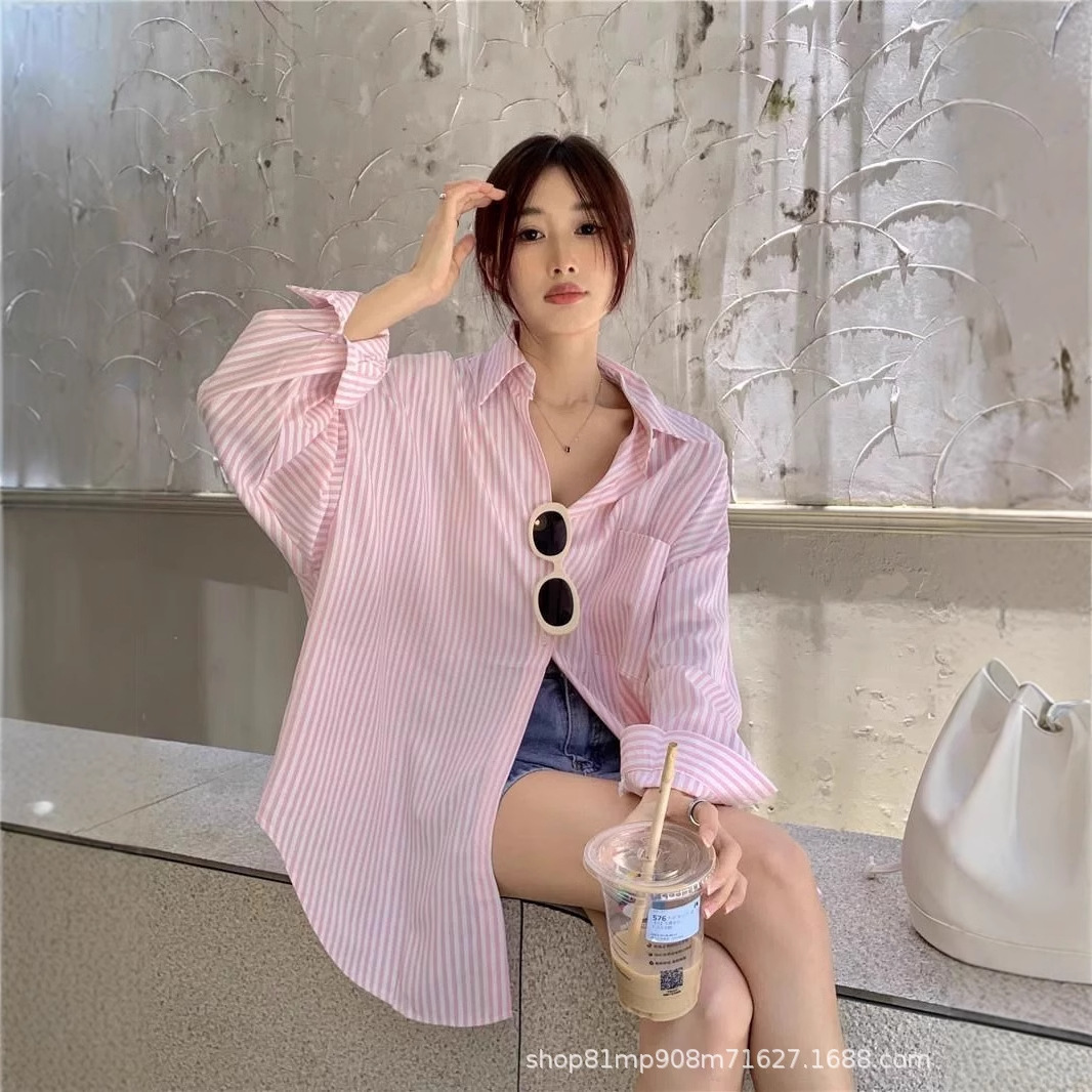 衬衫女/衬衫全棉格子女/上衣桑蚕丝/衬衫/衬衫女长袖百搭细节图