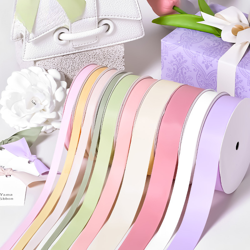 姚明织带牛奶丝丝带痛礼品包装痛包彩带发饰手工diy吧唧托消光带