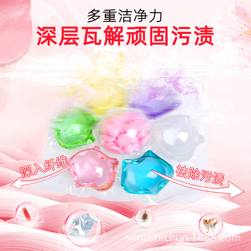 7-in-1 boxed laundry condensation beads decontamination clean lasting fragrance soft fragrance beads laundry ball wholesale manufacturers Application Scenario