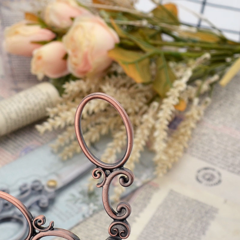 Cross-Stitch Tailor European Vintage Scissors Rolled Edge Pattern Stainless Steel Scissors Embroidery Scissors Vintage Scissors Specification drawing