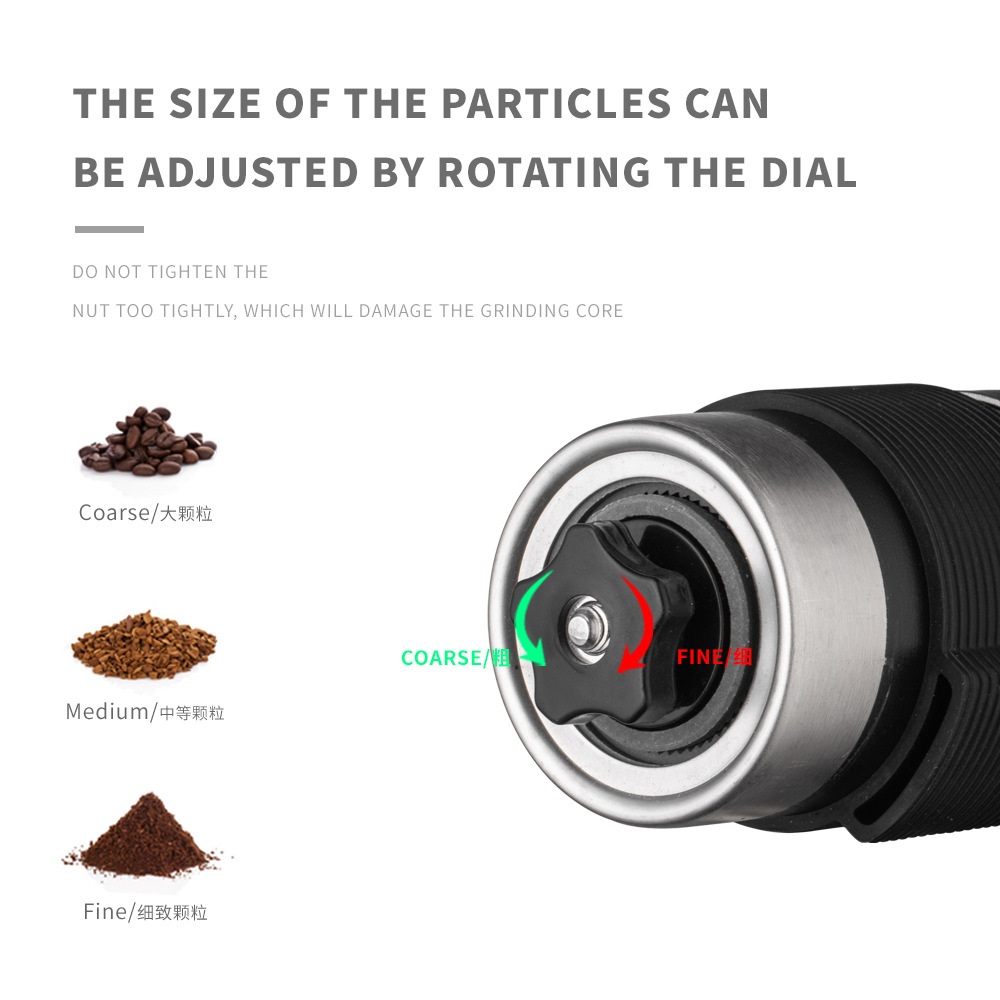 手摇咖啡机实物图