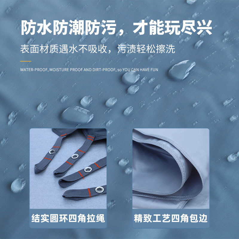 وأوكسفورد المسطحة، المسطحة، تحتوي على وسائد خفيفة مقاومة للالمد والجزر details Picture