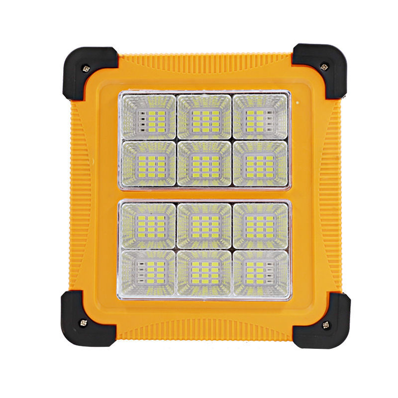 Solar-powered portable LED floodlights, ultra-bright outdoor construction site lighting, camping emergency street stall mobile spotlights Item Picture