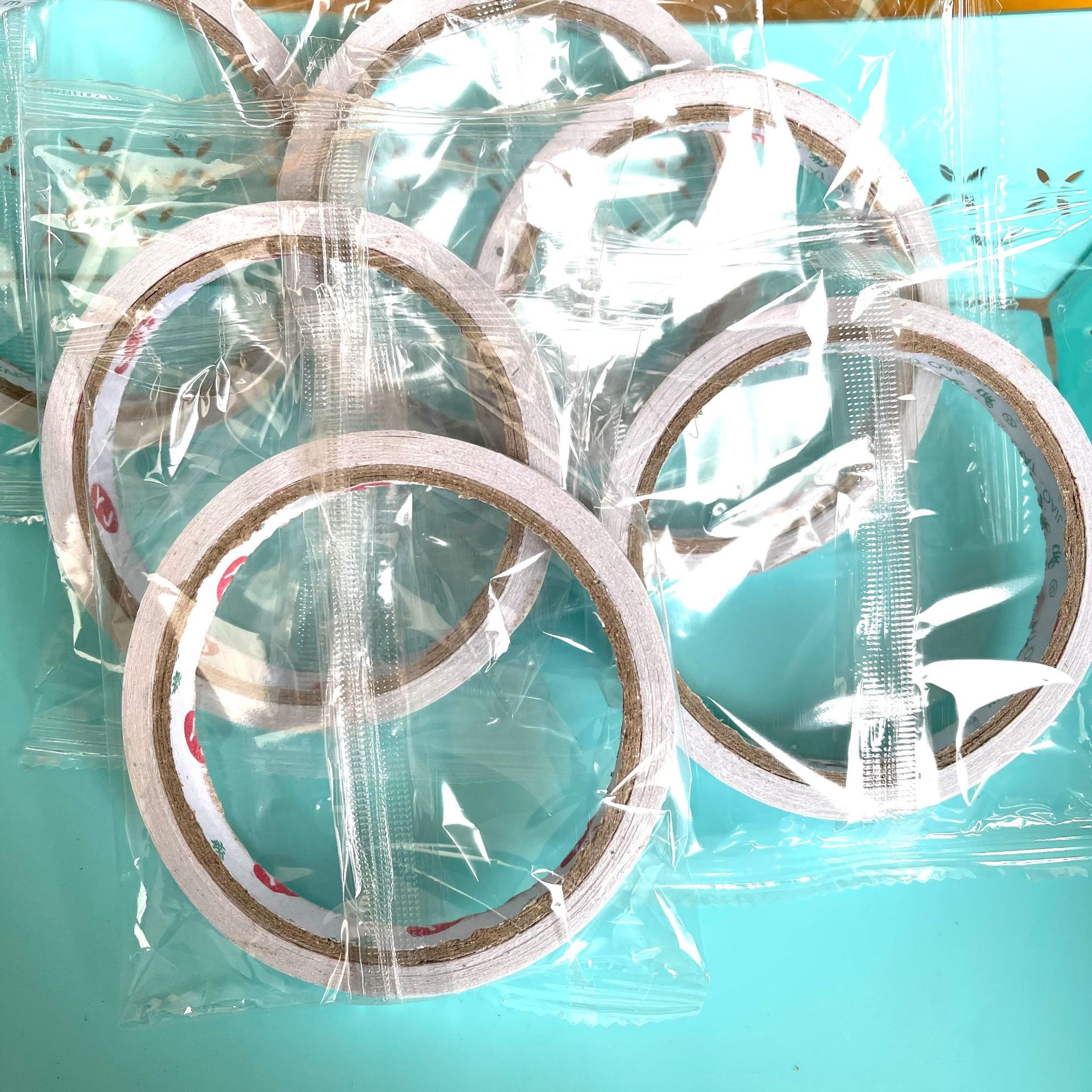【1-2区】【独立包装】双面胶 300/箱 独立包装文具双面胶单双面胶带胶纸手撕两面胶1元货源批发2元批发