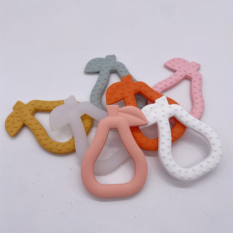 Silicone teething toys, food-grade soft bite gel, baby teething fun Silicone teething gel details Picture