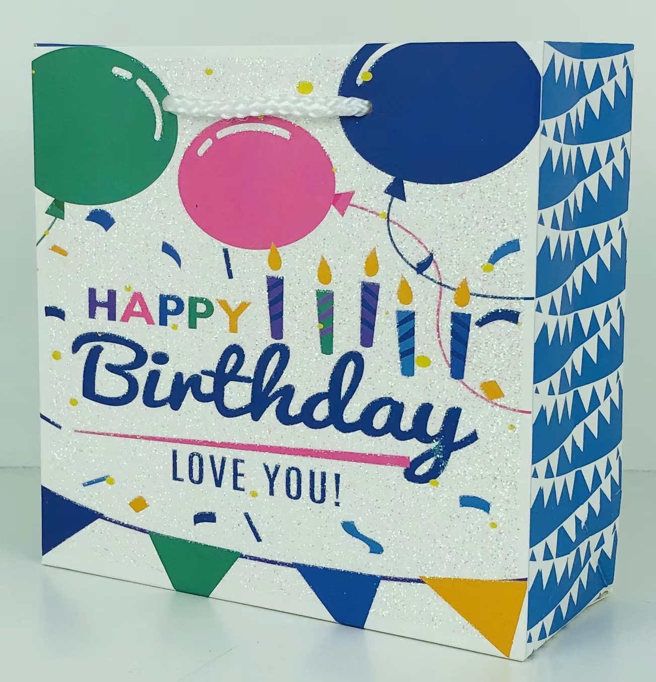 In-stock flash fan BIRTHDAY party HAPPY BIRTHDAY tote bags, gift bags, shopping bags, cross-border exclusive supply Specification image