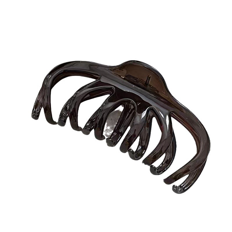 Jelly Color Shark Clip High-Grade Hair Clip Back Head Disc Hair Clip Children Hair Accessories Grab Clip Large Hair Quantity Wholesale Item Picture