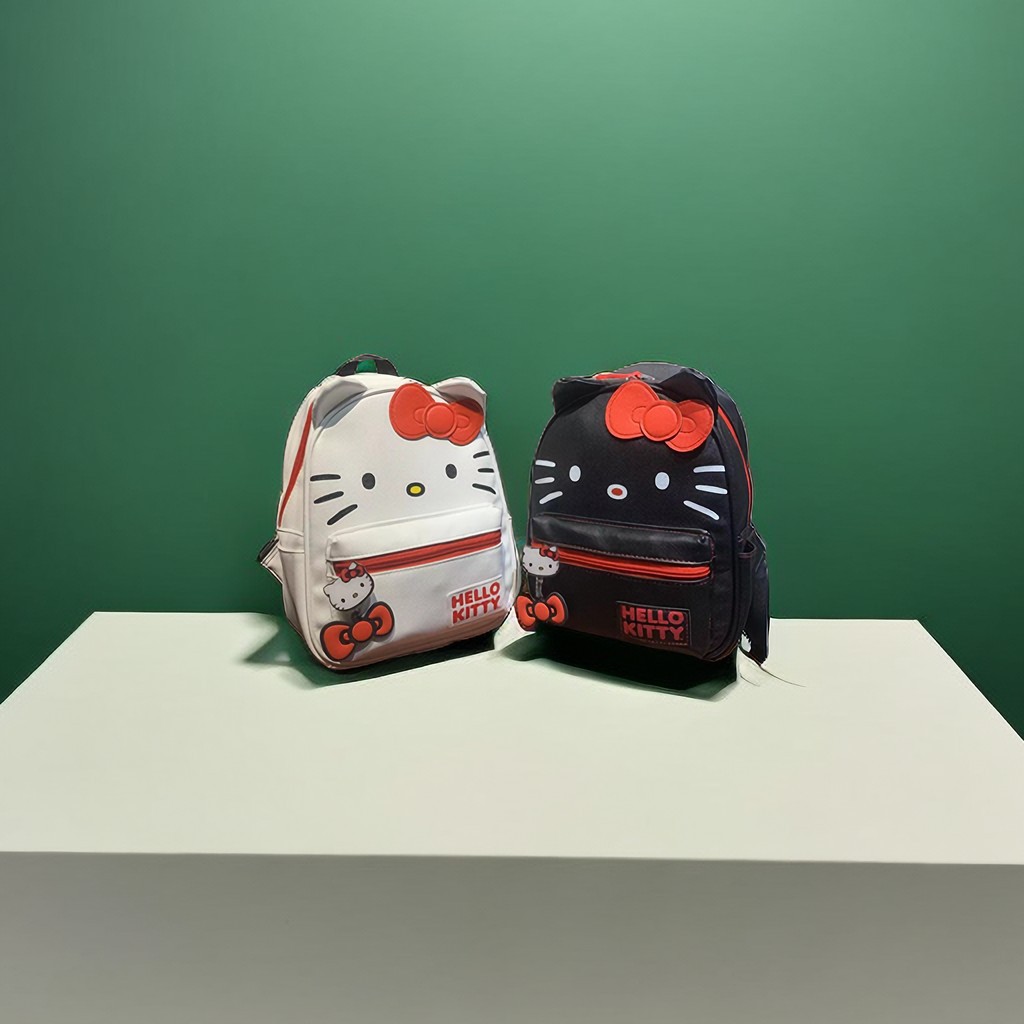 Instituto japonés mochila de viento cartoon kt mochila de gato mochila de estudiante hello kitty viaje lindo versátil mochila de escuela pequeña Application Scenario