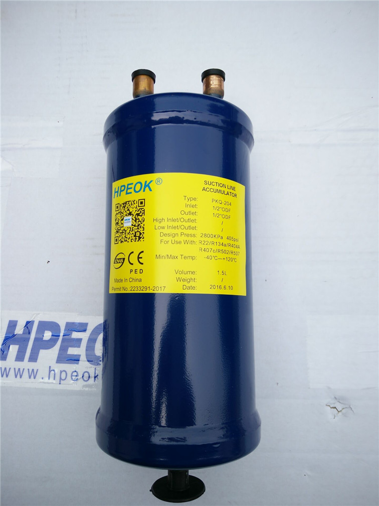 HPEOK/ PateK PKQ type gas-liquid separator, steam separation central air conditioning, cold storage, refrigeration accessories Application Scenario