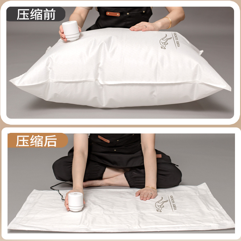 Vacuum compression bag manufacturer, clothes and quilts compression storage bags, household organizing bags, cotton quilts special travel storage bags Application Scenario