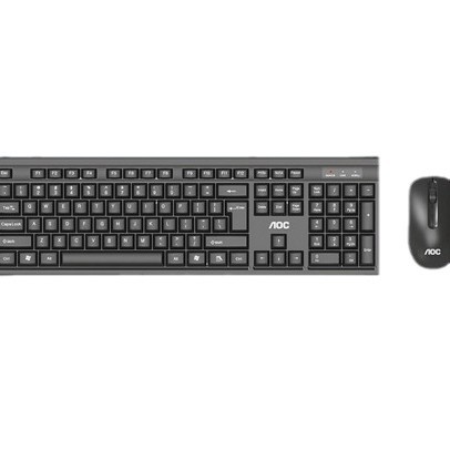 AOC KM402无线键盘鼠标套装2.4G省电笔记本电脑商务办公套装礼品