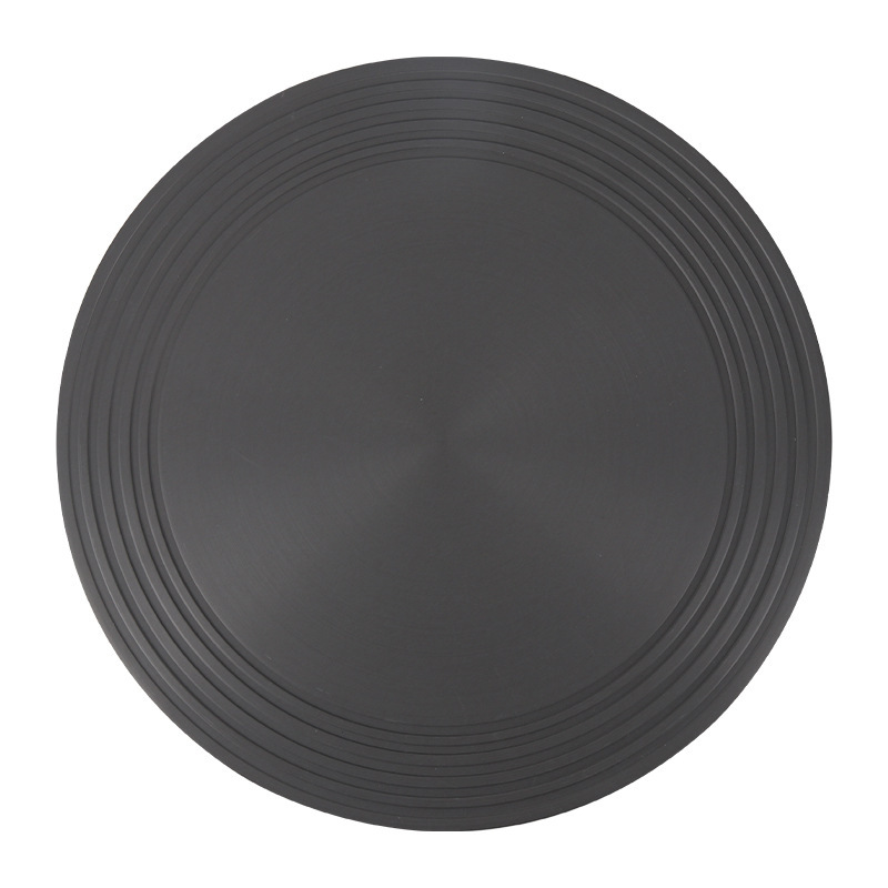 Gas stove bottom anti-burning black heating plate