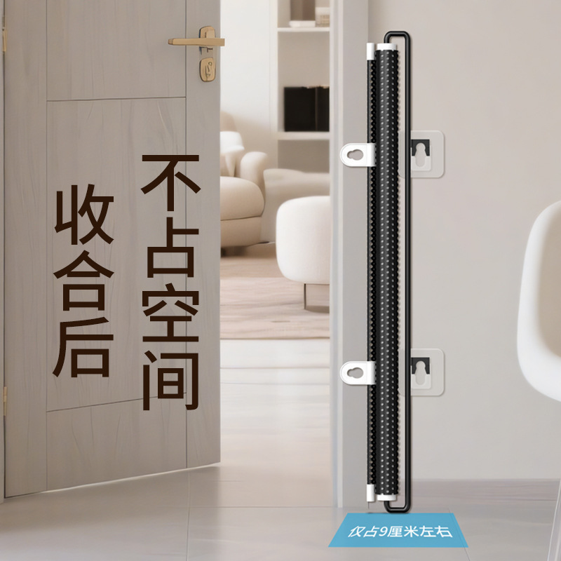 Anti-cat running door barrier, retractable pet door barrier, anti-jump partition, fence door, cat and dog entry and exit barrier Specification image