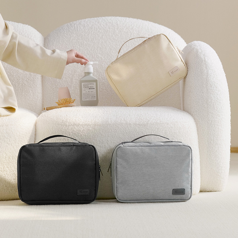 Cross-border linked toiletry bag, large-capacity storage bag, multi-functional portable toiletry bag, portable water-repellent, travel storage details Picture