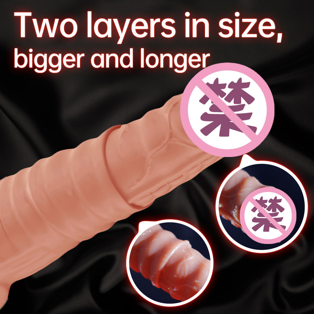 New large-sized cross-border thick ring soft, extended and thickened locking precision vibration sleeve for adult resonance Application Scenario