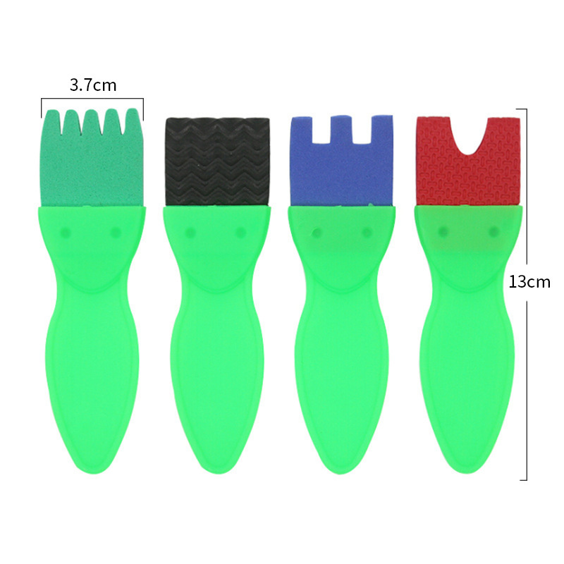 Boyi Xuan Kindergarten Art Painting Tools Sponge Set, Children's Painting Sponge Brush, EVA seal graffiti Application Scenario