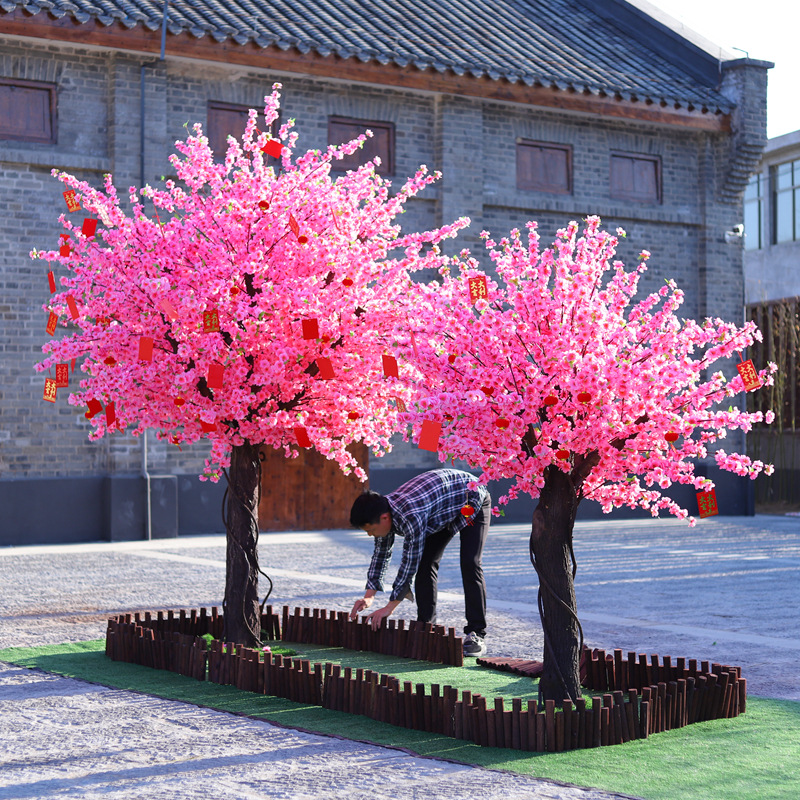 仿真盆栽实物图