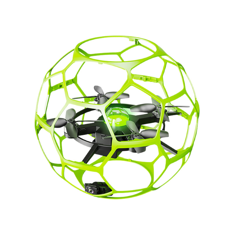 H5无刷足球无人机比赛竞赛训练7.4V轴无人机足球球型遥控飞机