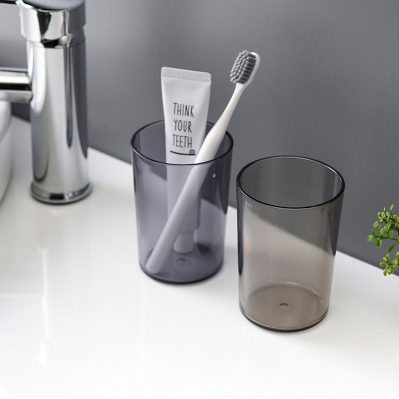 牙刷架儿童卡通/刷牙杯漱口置物架/牙刷/刷牙杯漱口杯/卫生间用品居家白底实物图