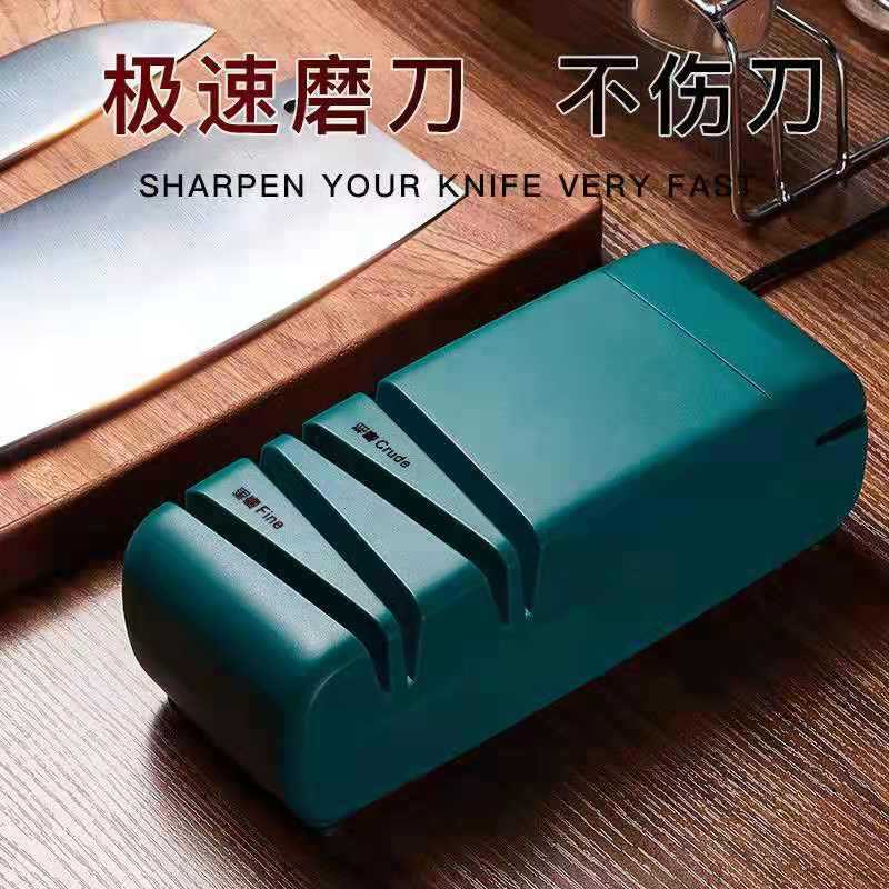 Electric Knife Sharpener Multi-Functional Knife Sharpener Kitchen Knife Scissors Automatic Precision Whetstone Application Scenario
