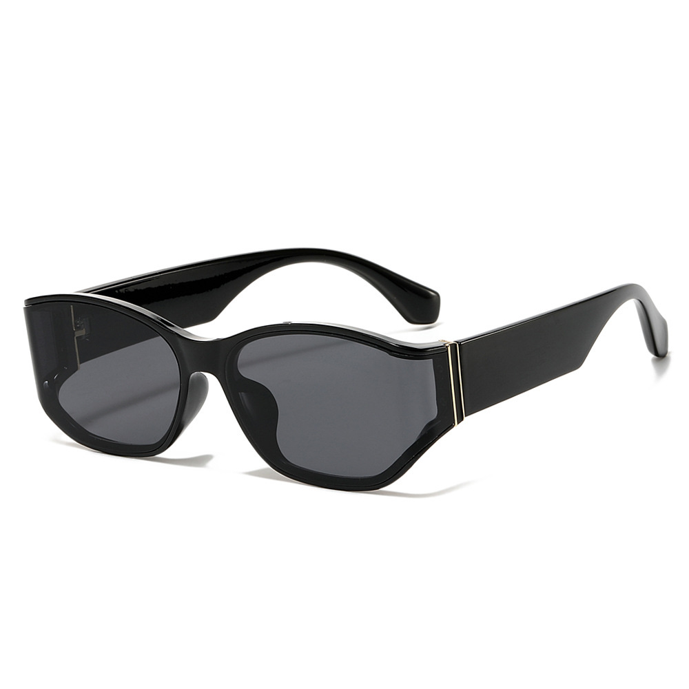 2024 Cross-border square European and American folded sheet sunglasses with large frames for sun protection and sun protection, suitable for both men and women during outings, in stock