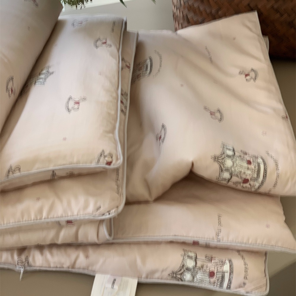 High-quality new Tencel cotton summer cool quilt, wooden horse print naked sleeping cool quilt, summer air conditioner quilt, spring and autumn quilt bedding Application Scenario