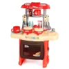 Cross-border children's simulated house kitchen toys, girl lights, music, cooking, rice cooking, stir-frying, kitchenware set Item Picture