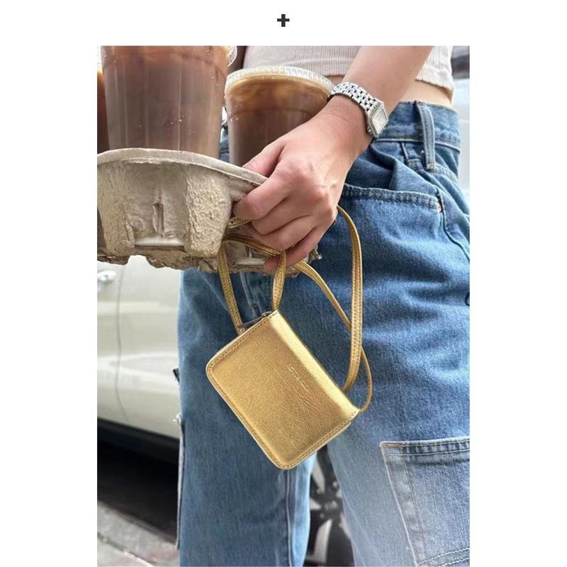 South Korea's Niche Onuk With The Fott Card Bag Layer Stylish Mini Crossbody Bag Hanging Belt Fanny Pack Female Specification drawing