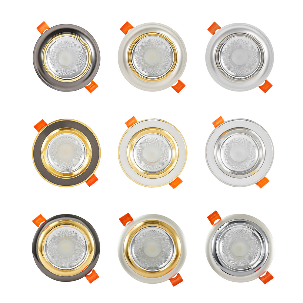 Commercial indoor lighting without main light design, spotlights, wall-washing lights, embedded small hills, household anti-glare spotlights Specification image