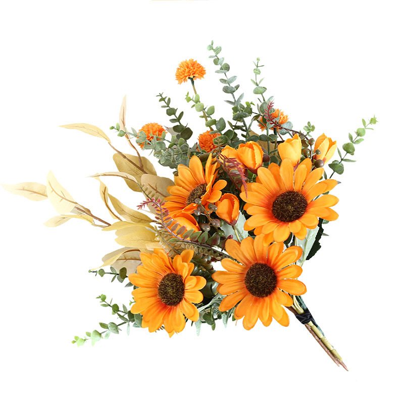 Simulation Flower Living Room Table Decoration Flower Home Decoration False Flower Mediterranean Light Luxury Flower Decoration Pieces Flower Factory Item Picture