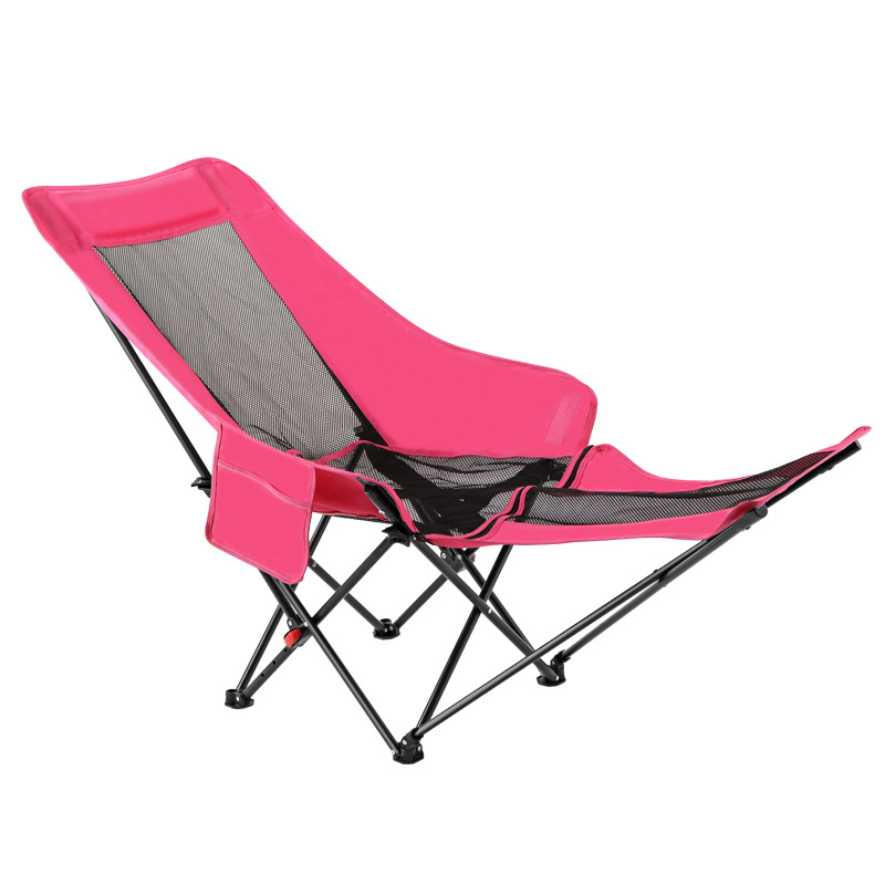 كراسي الهواء الطلق المطوية على الهواء الطلق يمكن أن تستلقي على كرسي متنقل مزود بالظهر مزود بكرسي معدلي ثلاثي الأبعاد Item Picture