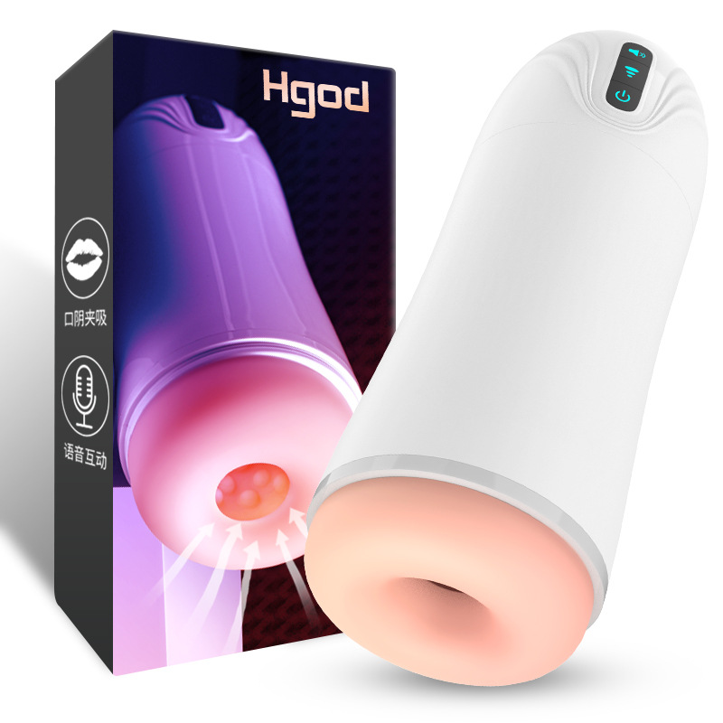 Deep throat sucking airplane cup intelligent interactive three pronunciation male masturbator cross-border foreign trade Application Scenario