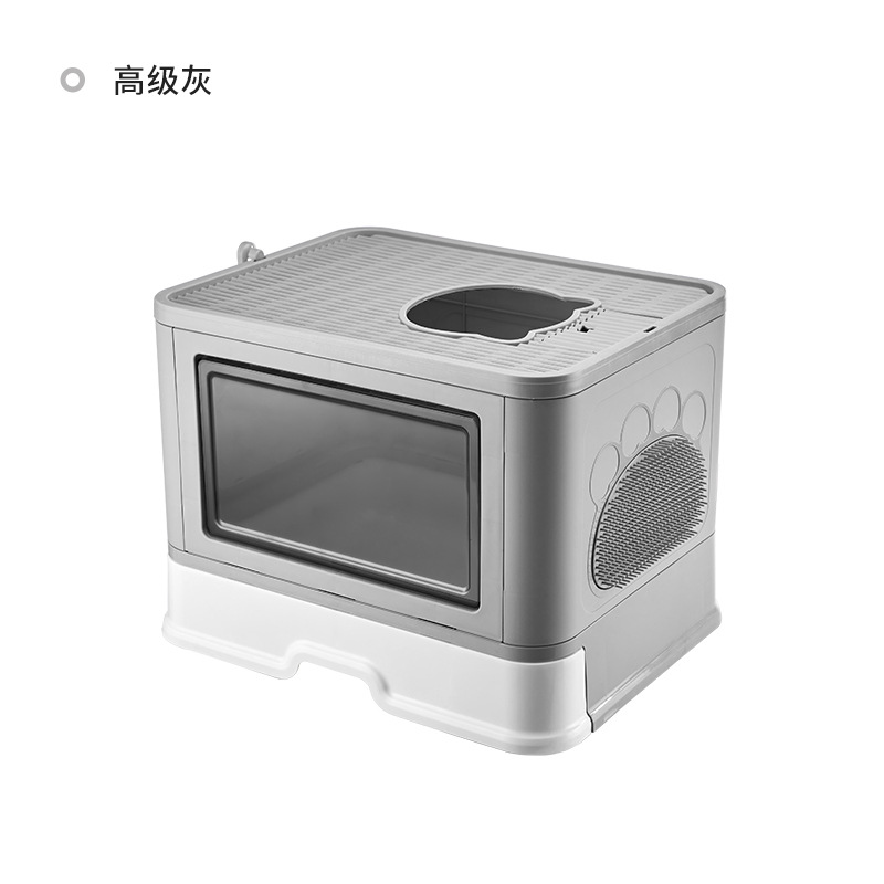 猫用品/全封闭猫砂盆/新风系统猫砂盆/猫厕细节图