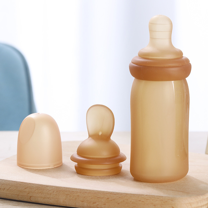 Infant and toddler two-in-one feeding bottle, extruded silicone rice porridge bottle, baby food and mother and baby products, feeding wonder
