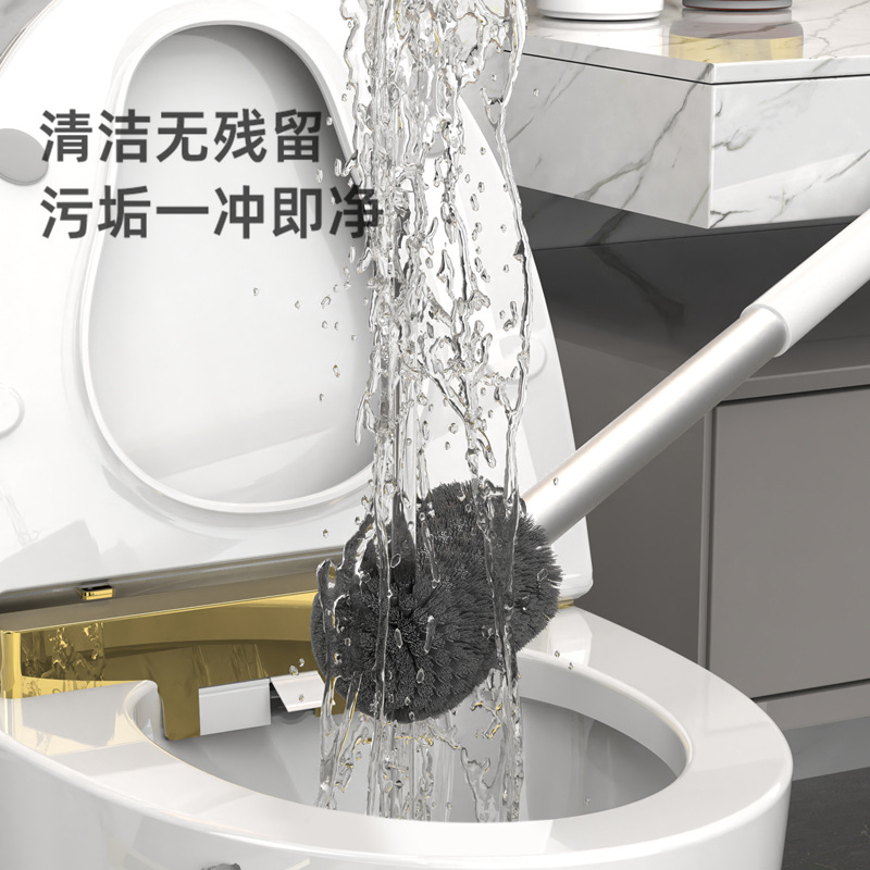 壁挂式马桶刷无死角家用清洁卫生间洁厕刷子洗厕所蹲便器神器套装0588细节图
