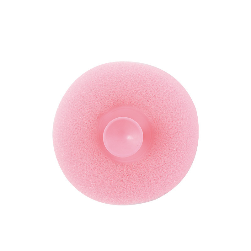 Japanese Bath Ball Exfoliator 2-In-1 Foam Mesh Bath Flower Ball Non-Loose Massage Bath Ball Suction Bath Ball Item Picture