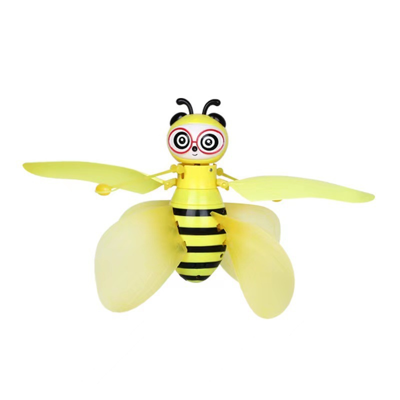 跨境同款悬浮小蜜蜂感应飞行器飞天娃娃遥控飞机手势发光玩具批发详情图5