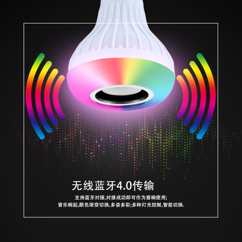 RGB蓝牙音/RGB灯泡/氛围灯产品图