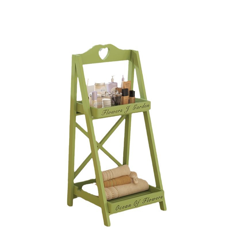 New minimalist folding storage rack, brand-new high-quality PP plastic floor-standing simple storage rack, specially designed for kitchens and bathrooms Item Picture