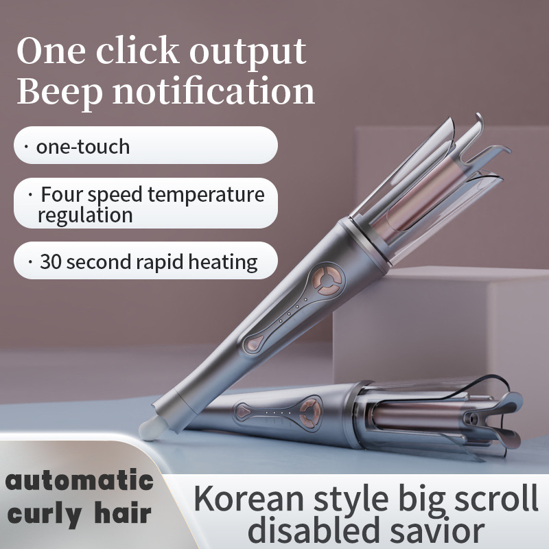Wow Customized fully automatic negative ion non-damaging electric curling iron, large waves, large curls, portable anti-perming curling iron